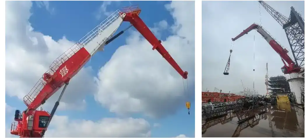 KNUCKLE BOOM CRANE_Tailor made designs to meet customers’ requirements