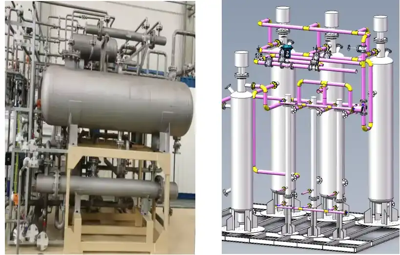 Hydrogen Purification Module recovery of hydrogen without any waste