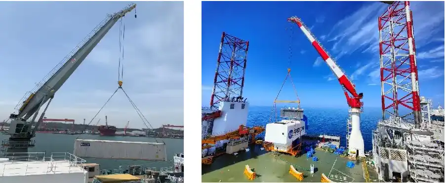 fixed boom cranes Simultaneous operation of two or more functions