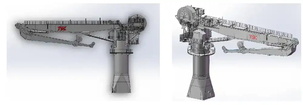 AHC Crane Design with a strong focus on easy maintenance