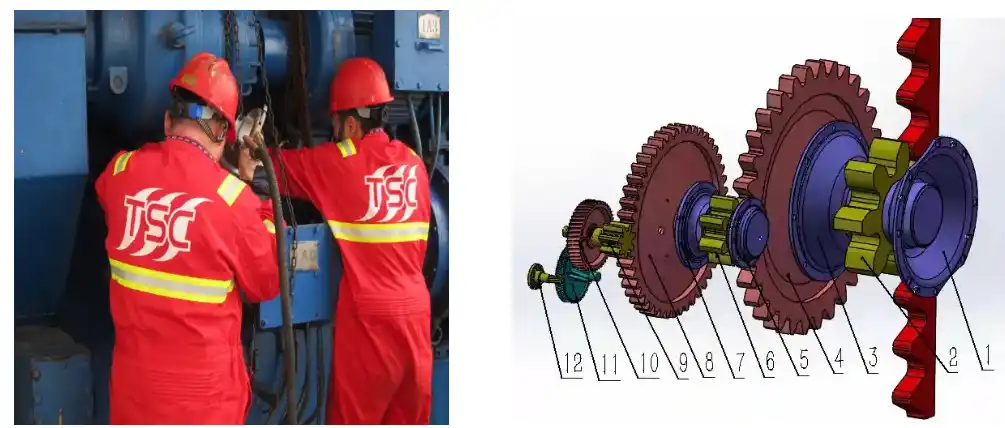 jack-up rig leg  mature techniques