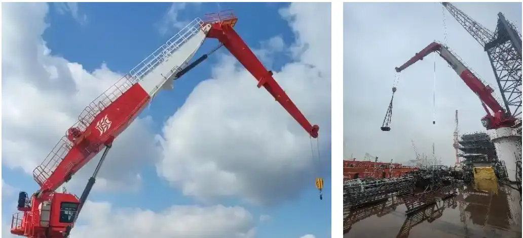 knuckle boom crane advanced design with efficiency