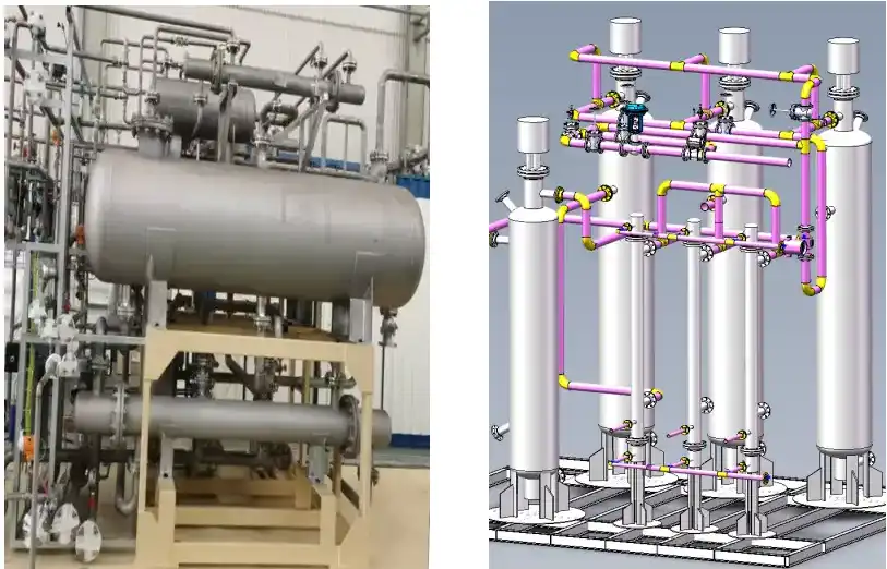 Hydrogen Purification Module Automatically collect condensate water and intelligently drain water