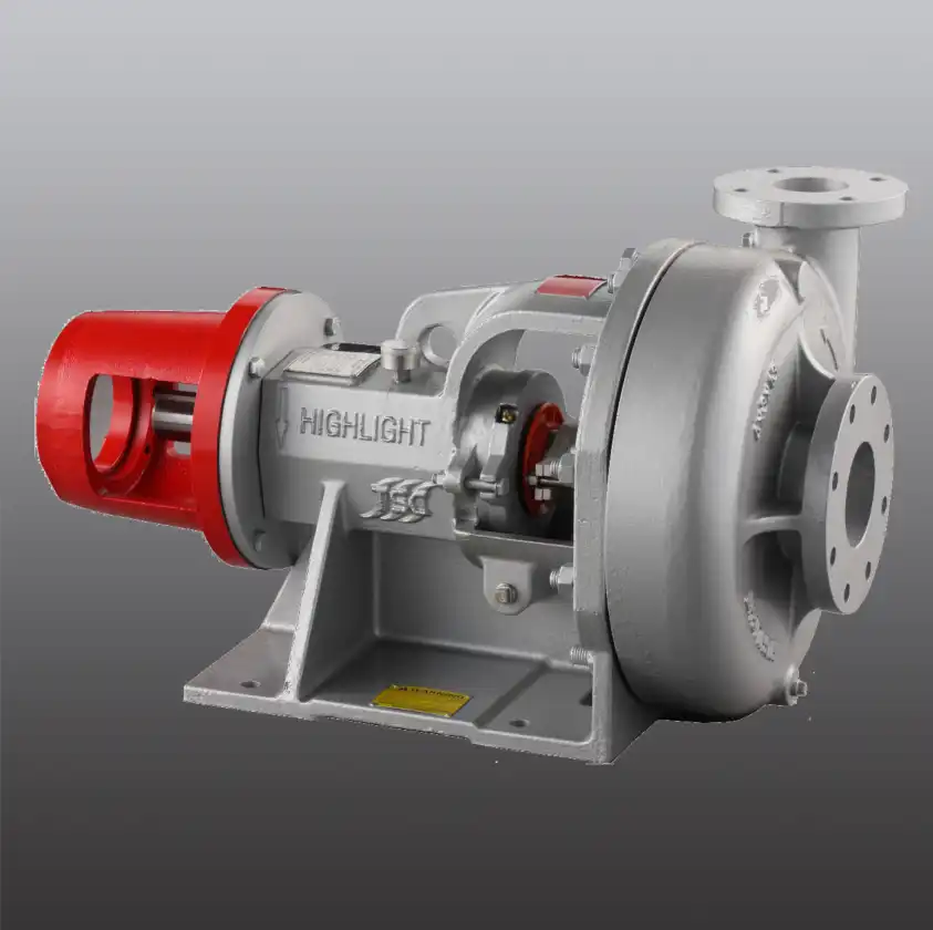 HCP-S Centrifugal Pumps Offered with a mechanical seal or packed option.