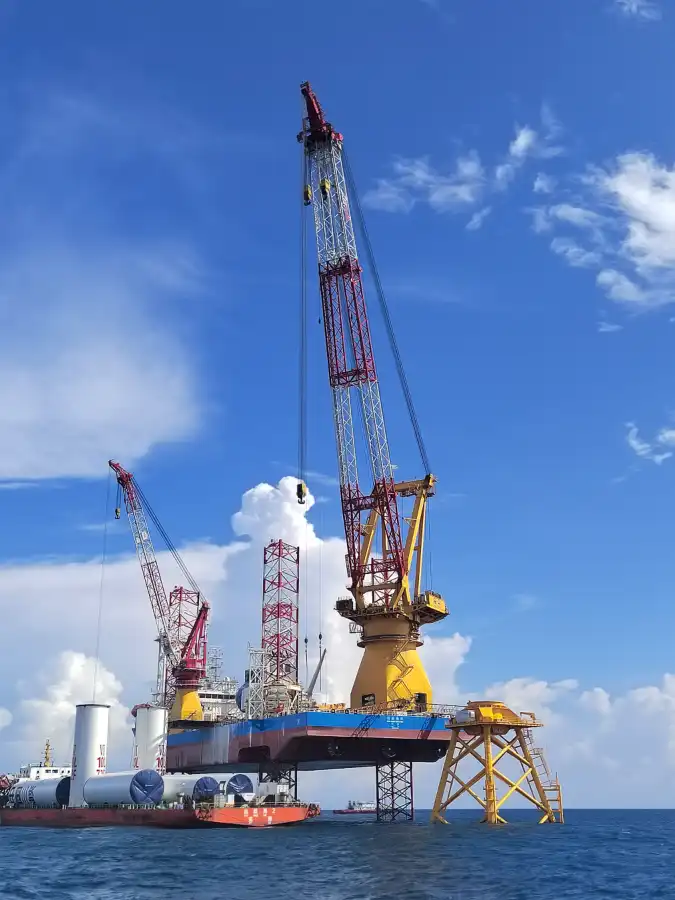 Leg Encircling Crane Main hook double hook design