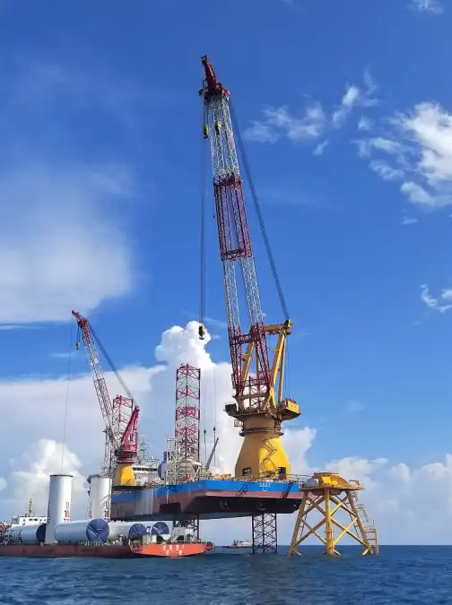 Leg Encircling Crane Main hook double hook design