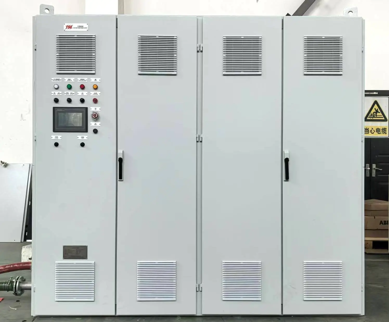 TSC-HHCT' Self-Developed Hydrogen Production Power Supply Officially Rolls Off the Production Line