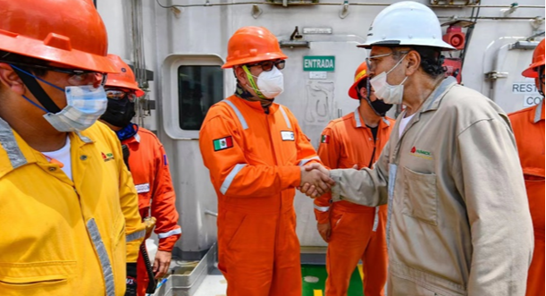 PEMEX CEO Visit to Gulf Driller VI